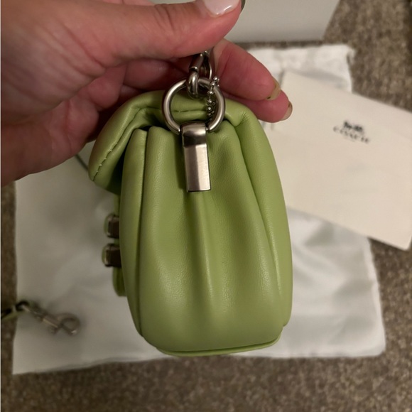 Coach Mini Pillow Tabby in Pistachio - Picture 2 of 6